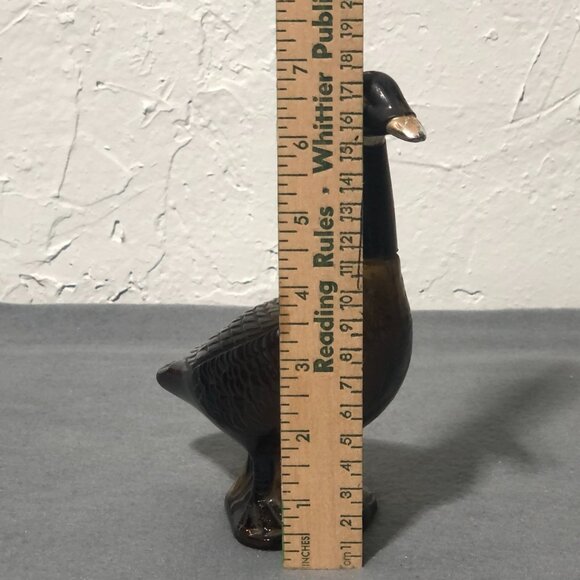 Vintage Avon Brown Glass Bottle GOOSE Decanter 5 oz Empty Bottle - Picture 12 of 12